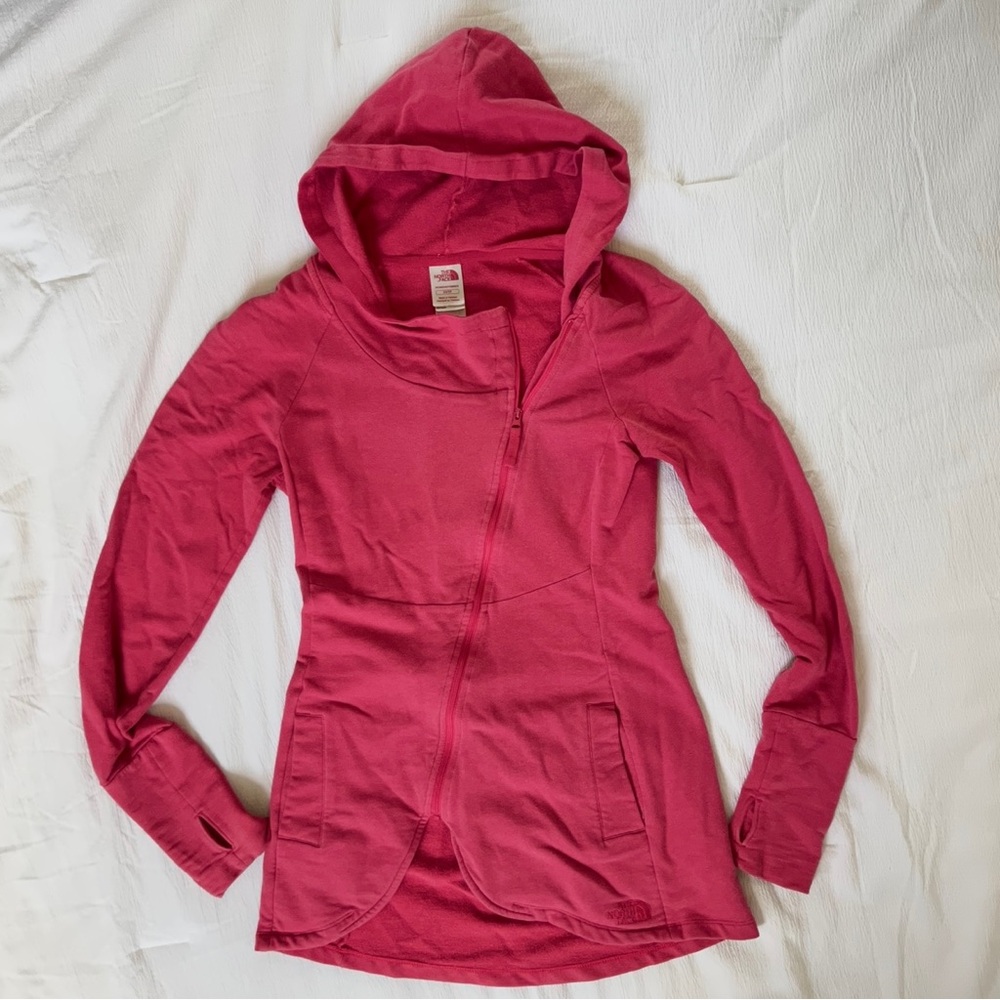Vintage North Face Asymmetrical Hoodie